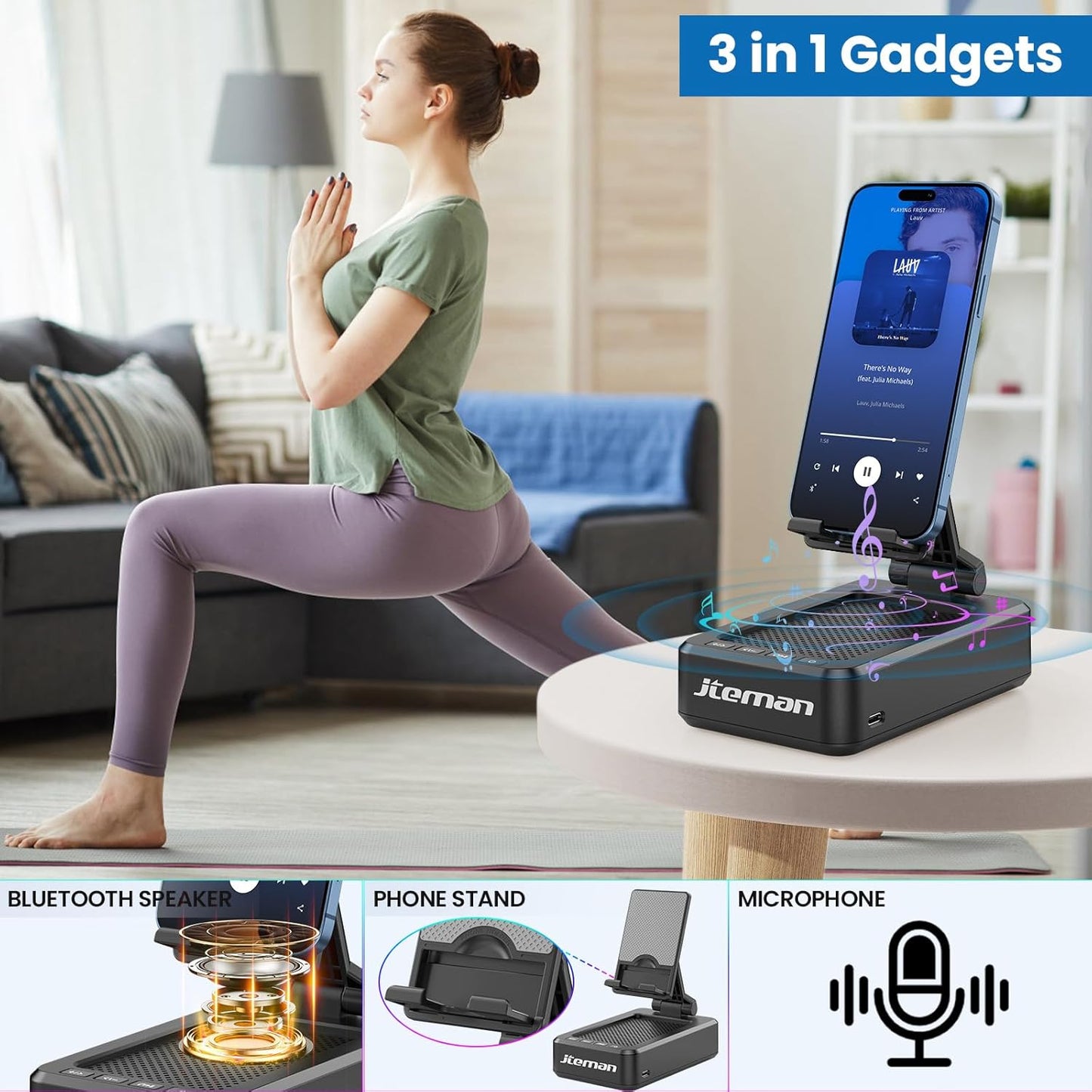 SoundStand™ Wireless Speaker & Phone Stand
