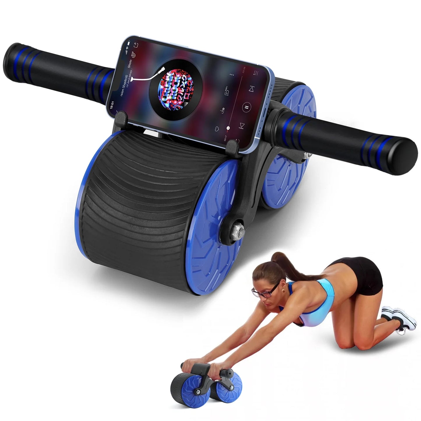CoreFlex™ Automatic Rebound Abdominal Wheel