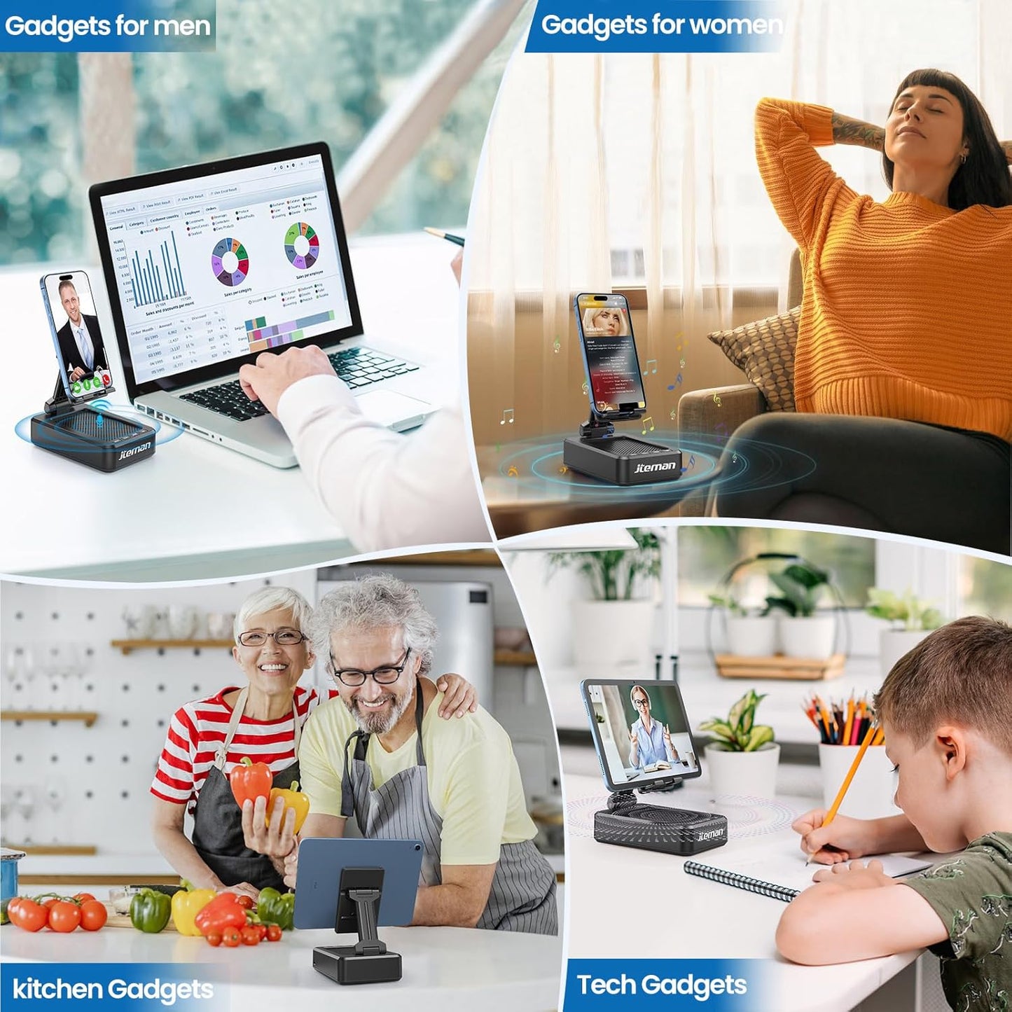 SoundStand™ Wireless Speaker & Phone Stand