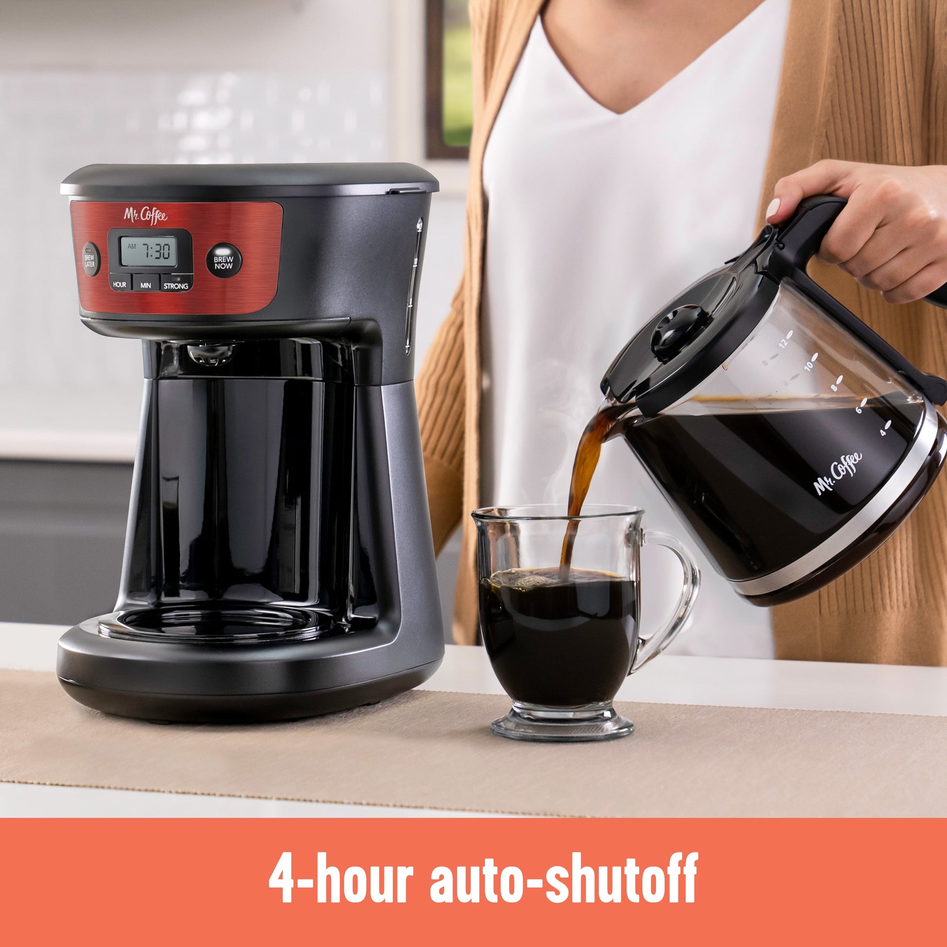 BrewMaster™ 12-Cup Programmable Drip Coffee Maker