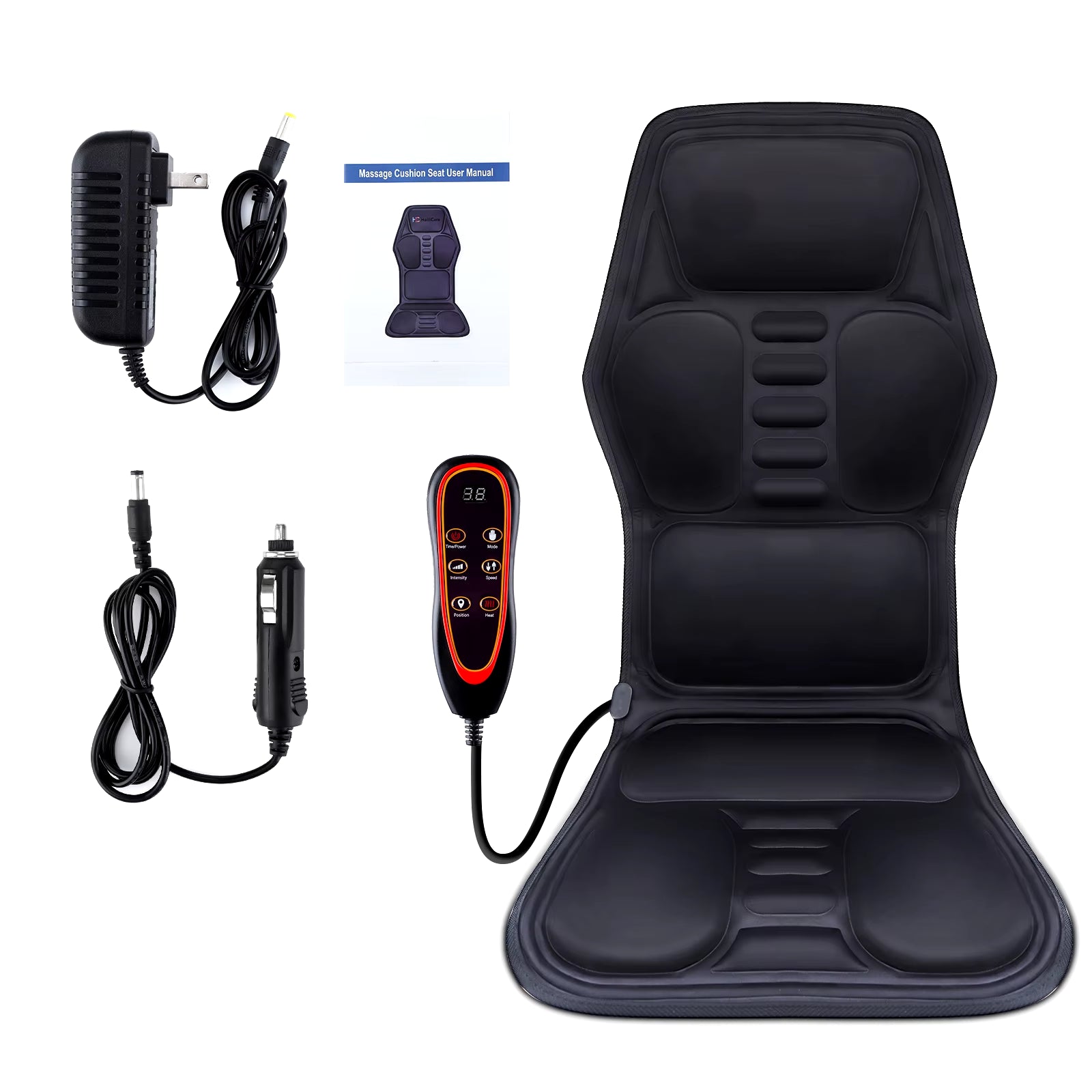 ThermoRelax™ Electric Back Massager Cushion