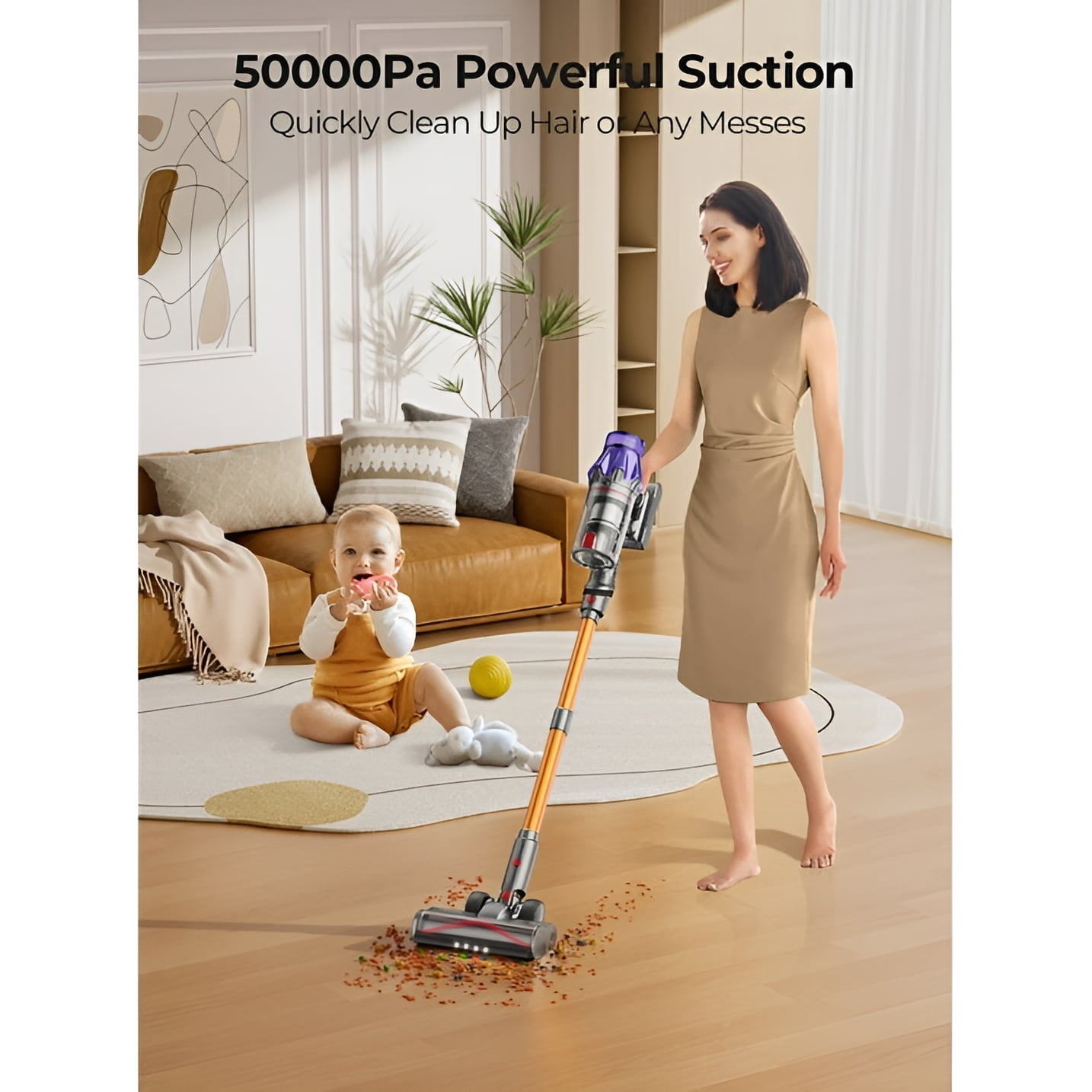 PowerVac™ 500W Cordless Vacuum Cleaner