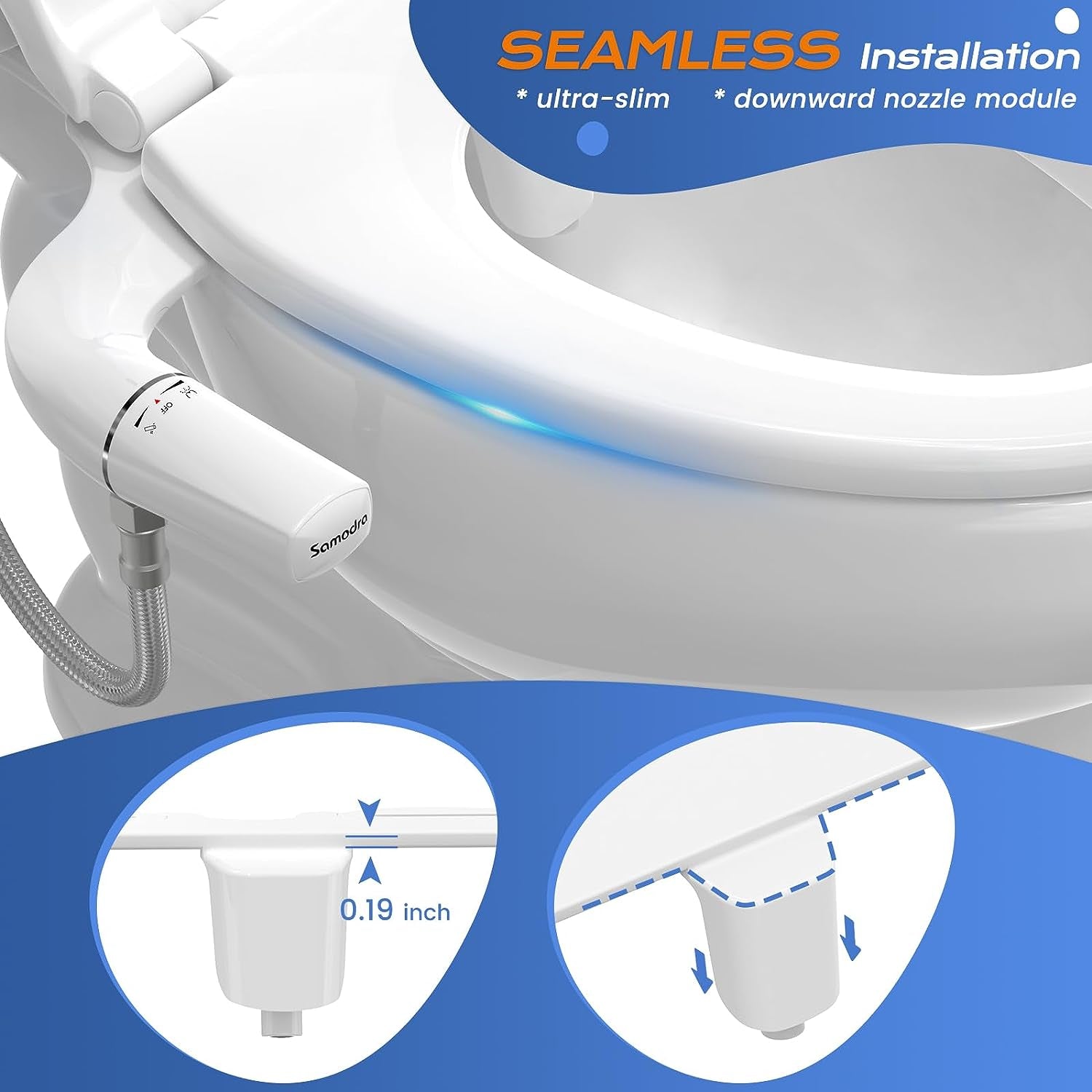 AquaPure™ Ultra-Slim Bidet Attachment