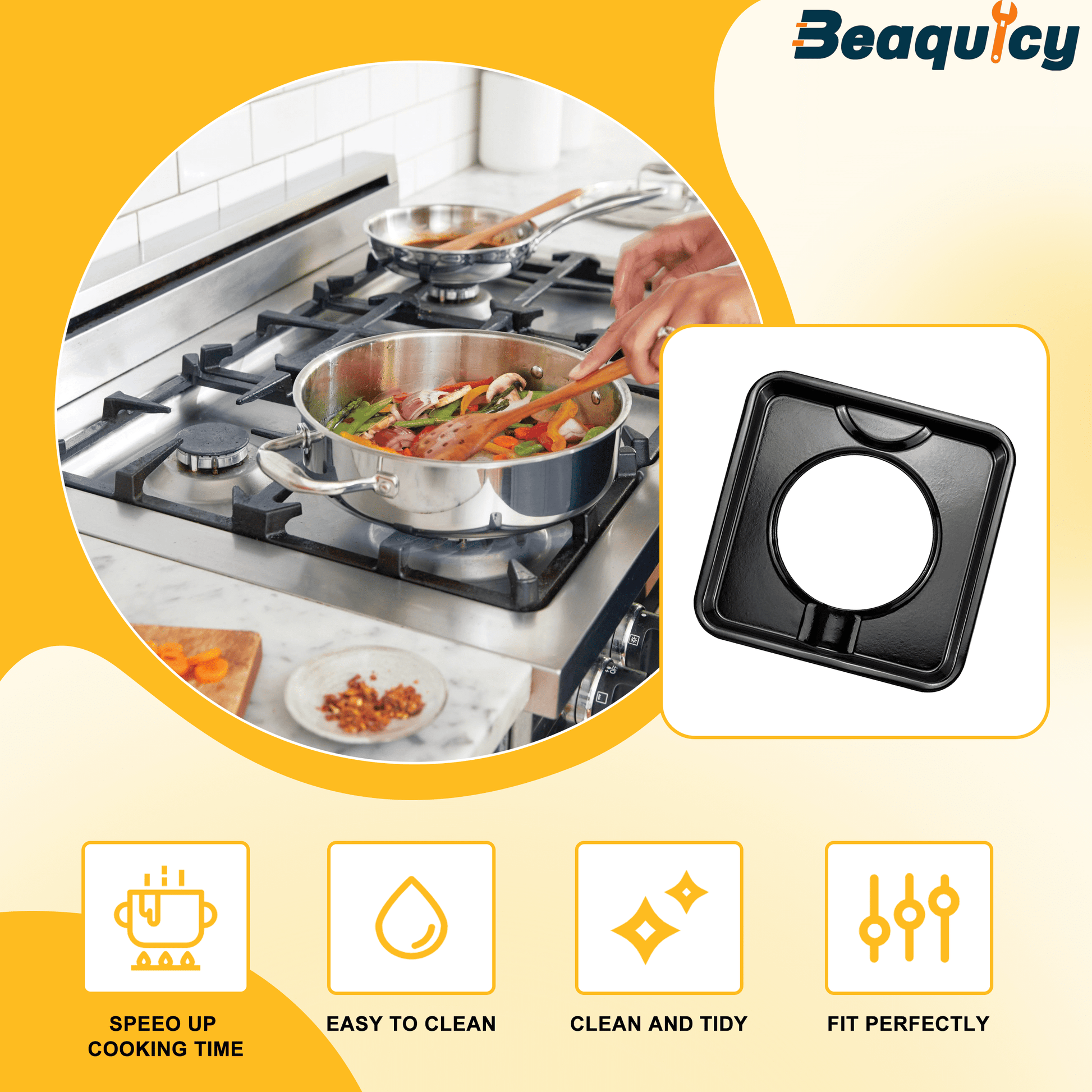 SGP™-400 Square Gas Range Burner Drip Pan