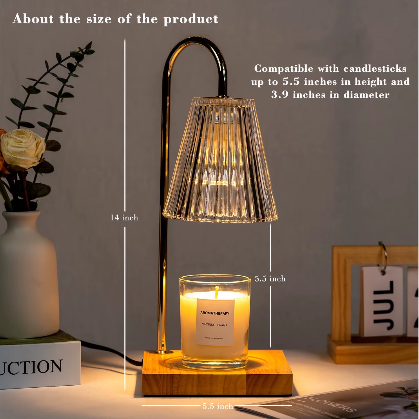 LumiGlow™ Candle Warmer Lamp