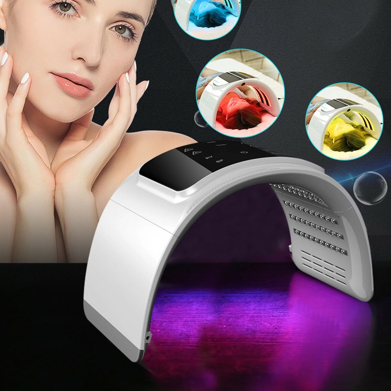 LumiGlow™ LED Light Therapy Facial Rejuvenation Device