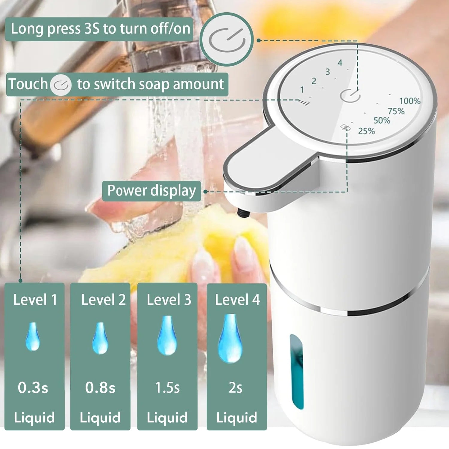 AutoSoap™ Touchless Liquid Soap Dispenser