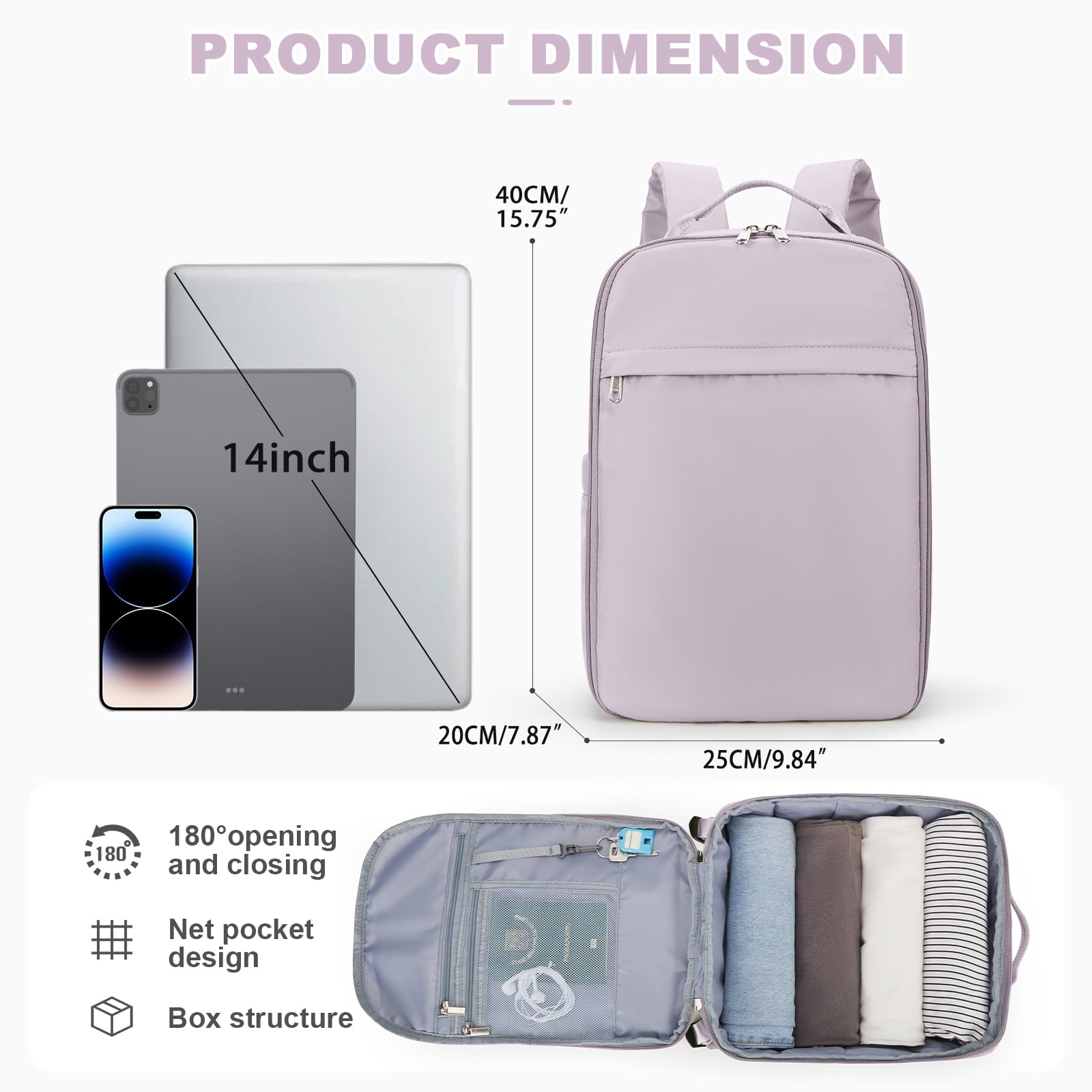 AeroPack™ United Airline Approved Travel Backpack