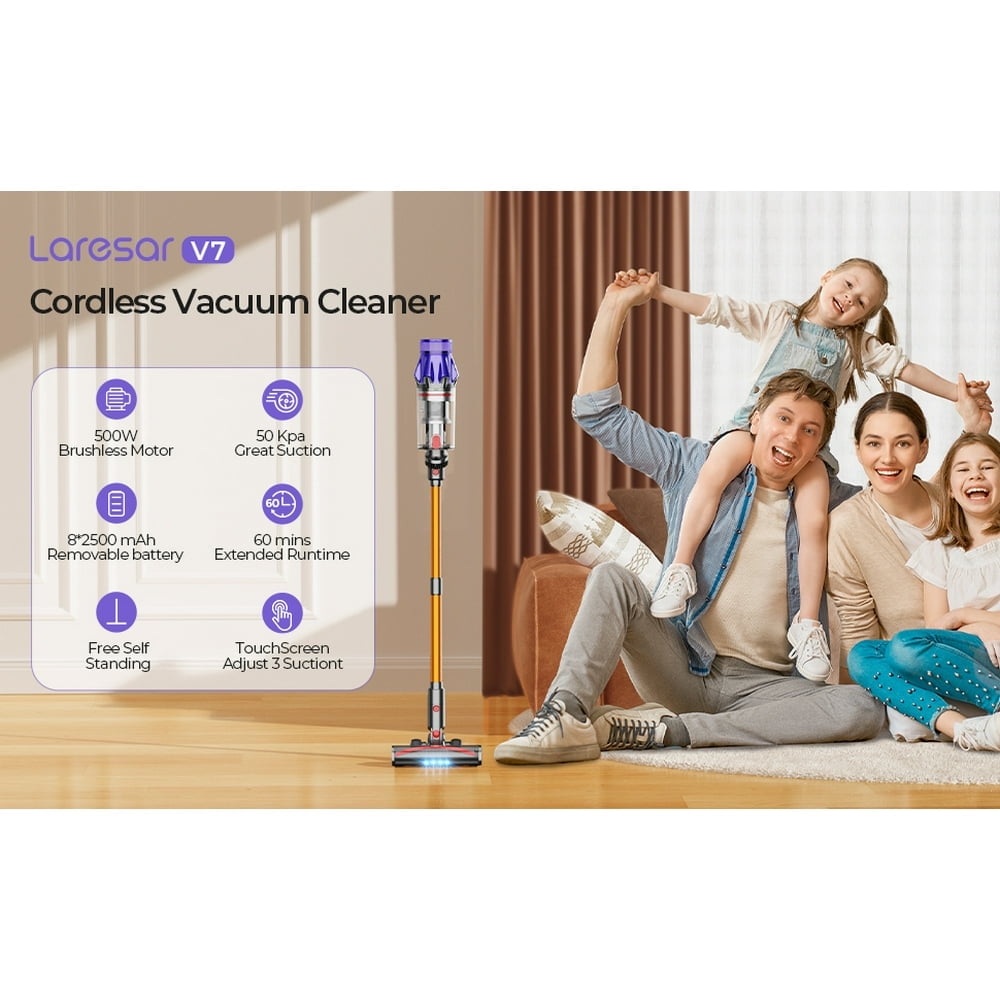 PowerVac™ 500W Cordless Vacuum Cleaner