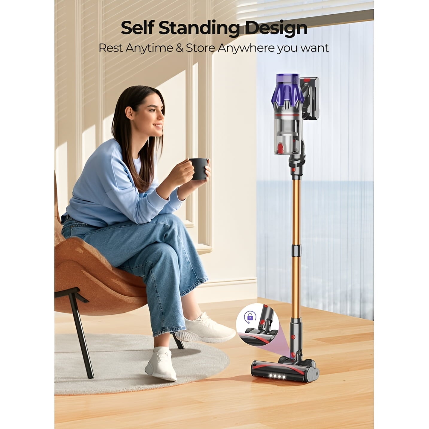 PowerVac™ 500W Cordless Vacuum Cleaner