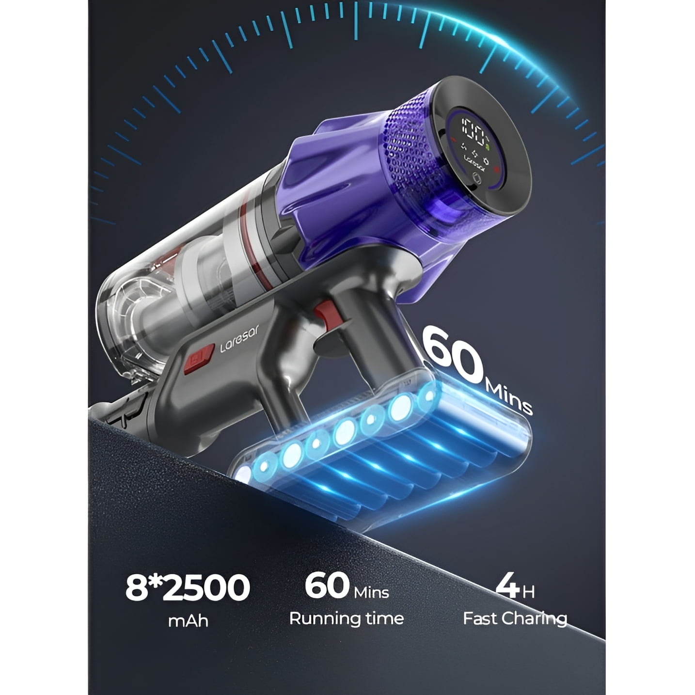 PowerVac™ 500W Cordless Vacuum Cleaner