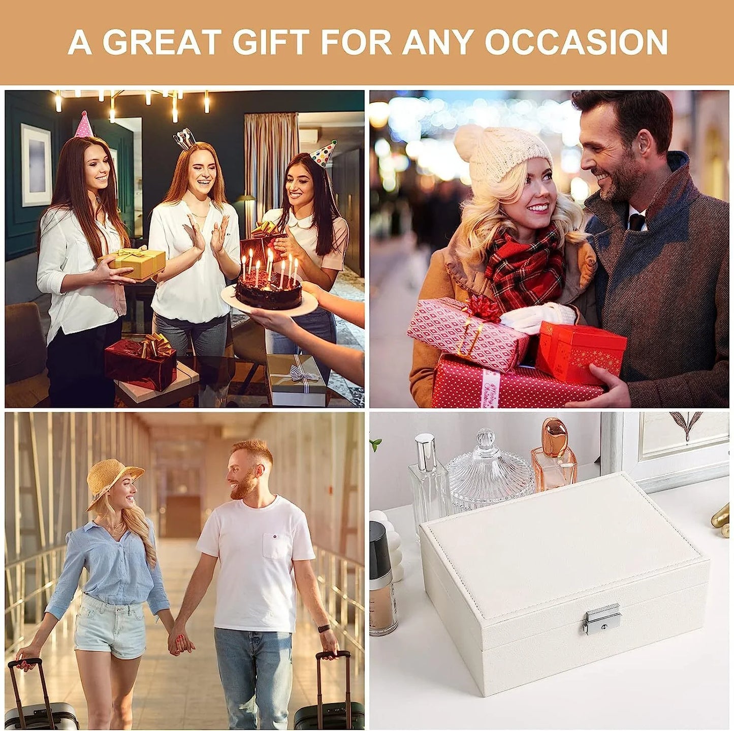 Lockable™ Birthday Wedding Day Jewelry Box