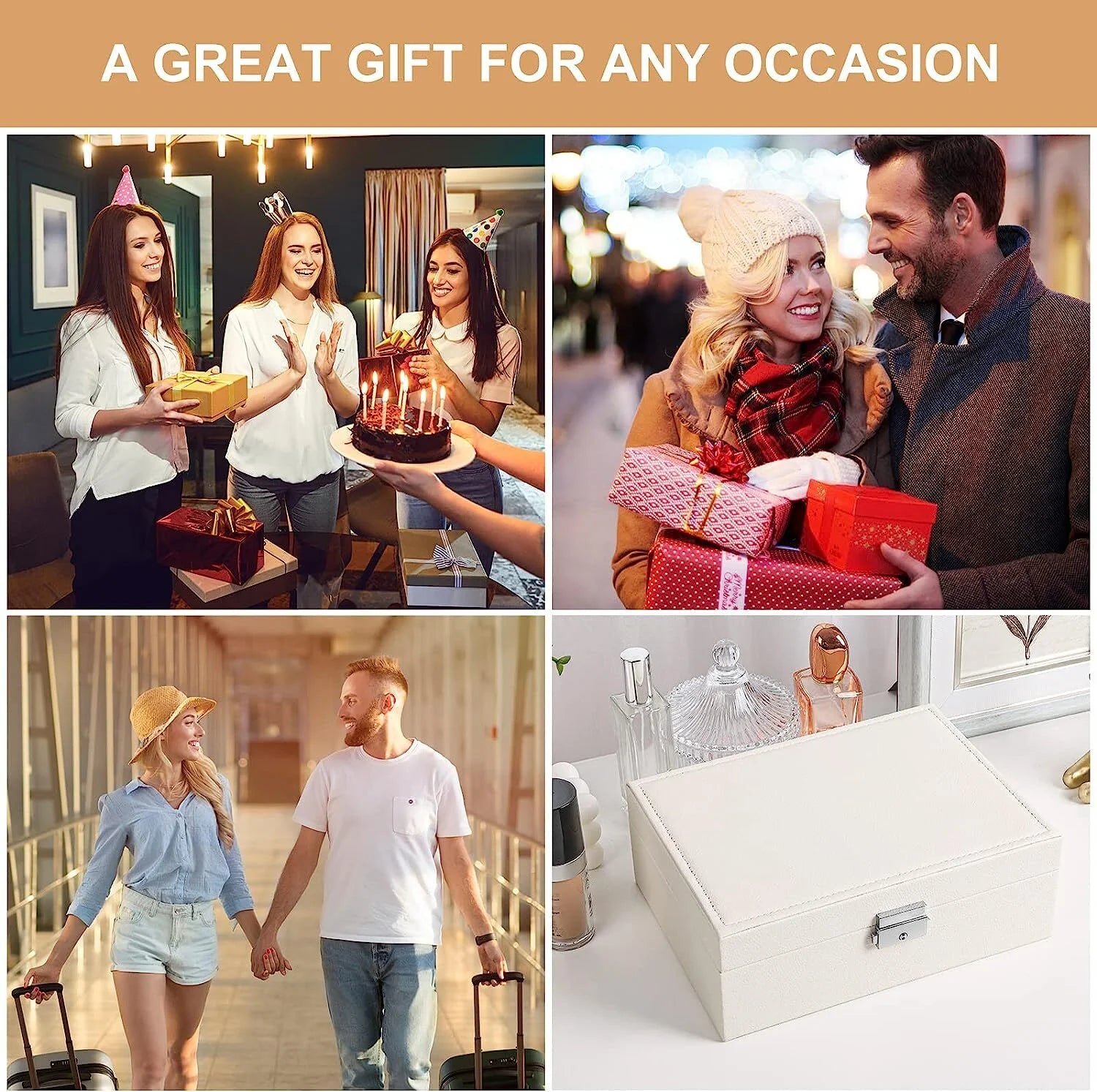 Lockable™ Birthday Wedding Day Jewelry Box