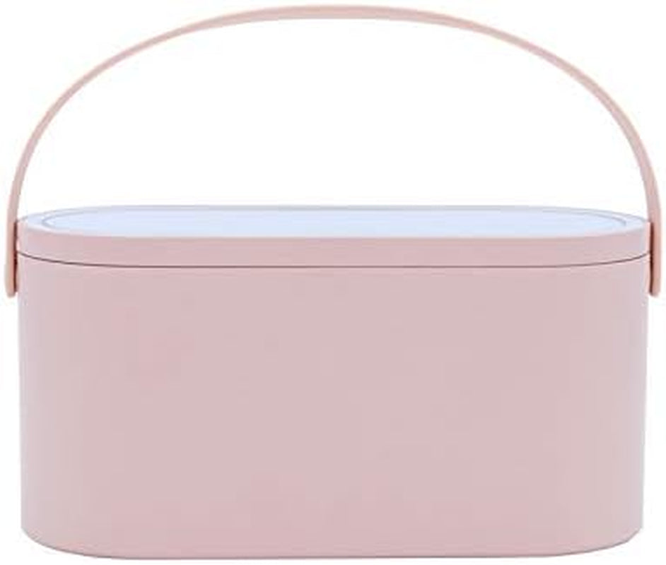GlamGlow™ Travel Makeup Organizer with LED Mirror