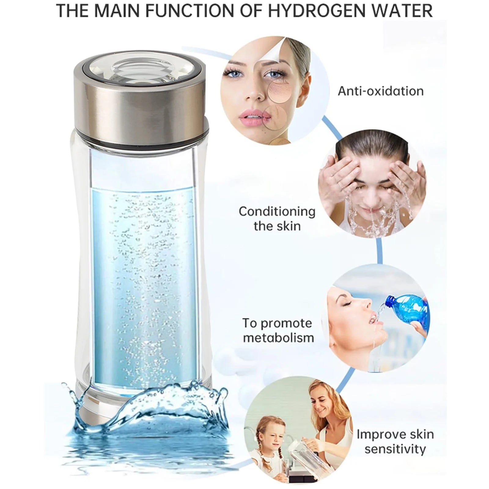 HydroPure™ Portable Hydrogen Water Ionizer
