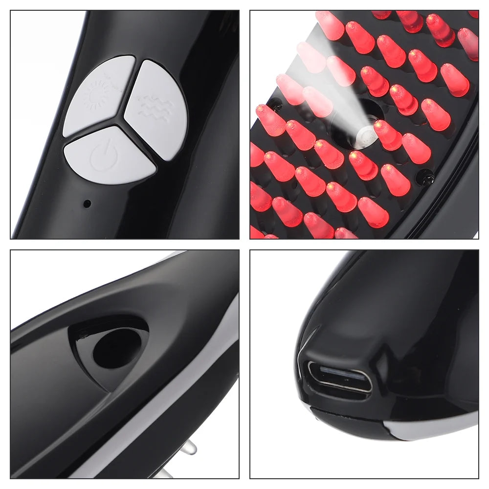 RevitaGlow™ Electric Spray Massage Comb