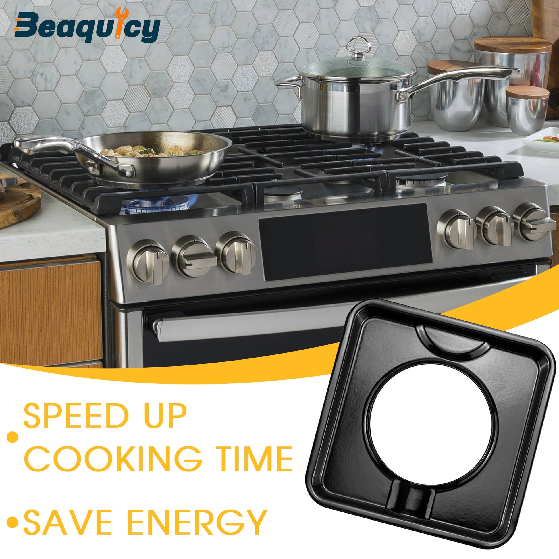 SGP™-400 Square Gas Range Burner Drip Pan