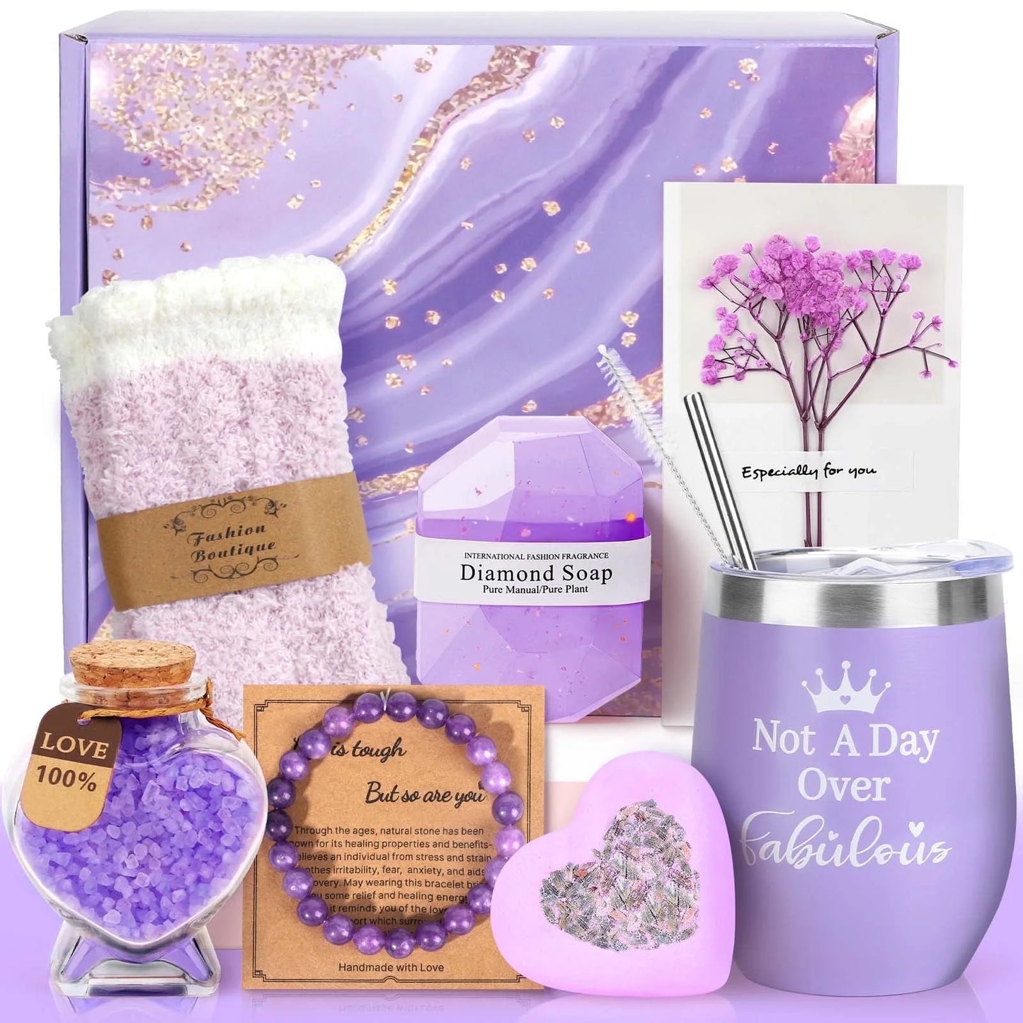 LuxeBloom™ Women's Day Gift Basket – 10 Pack