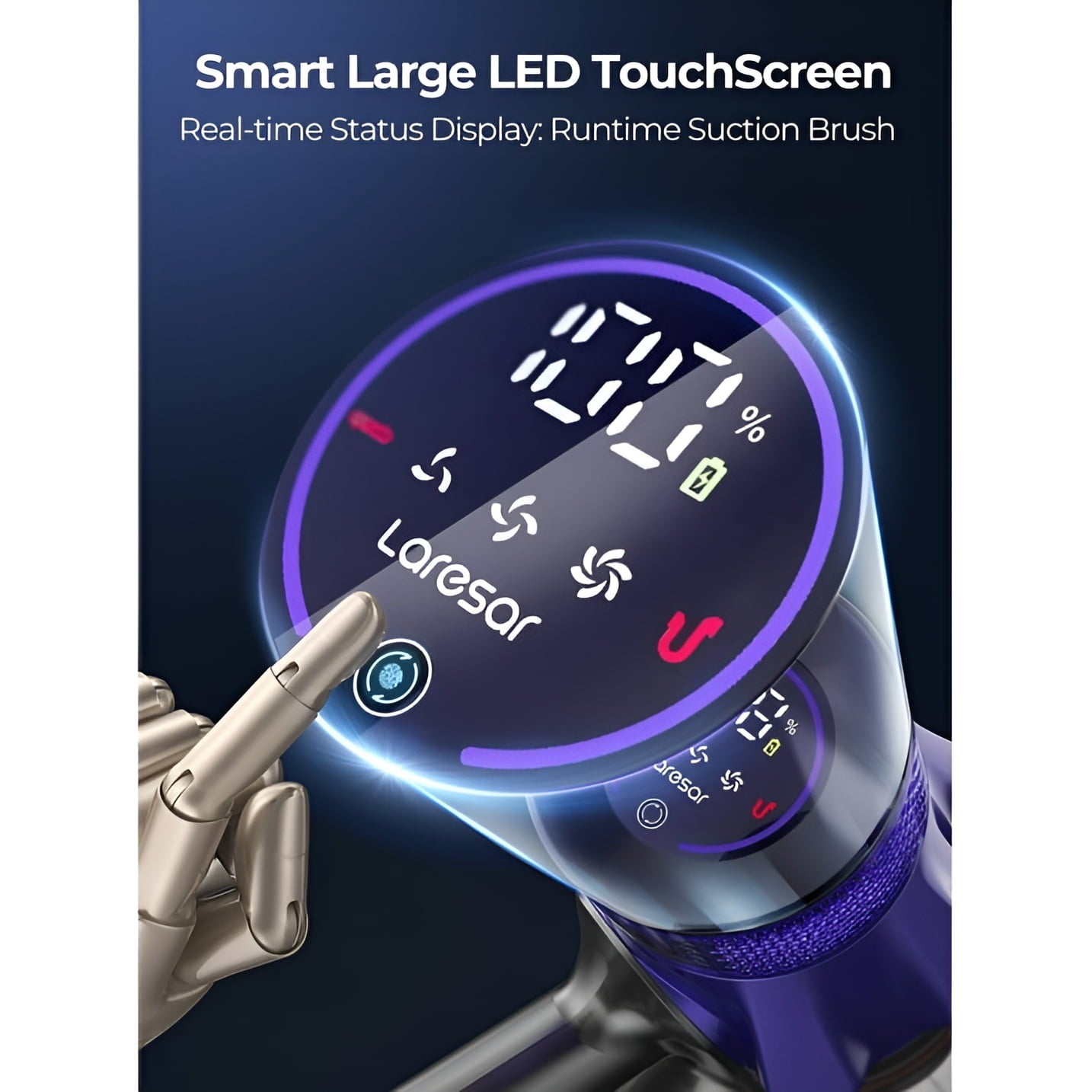 PowerVac™ 500W Cordless Vacuum Cleaner