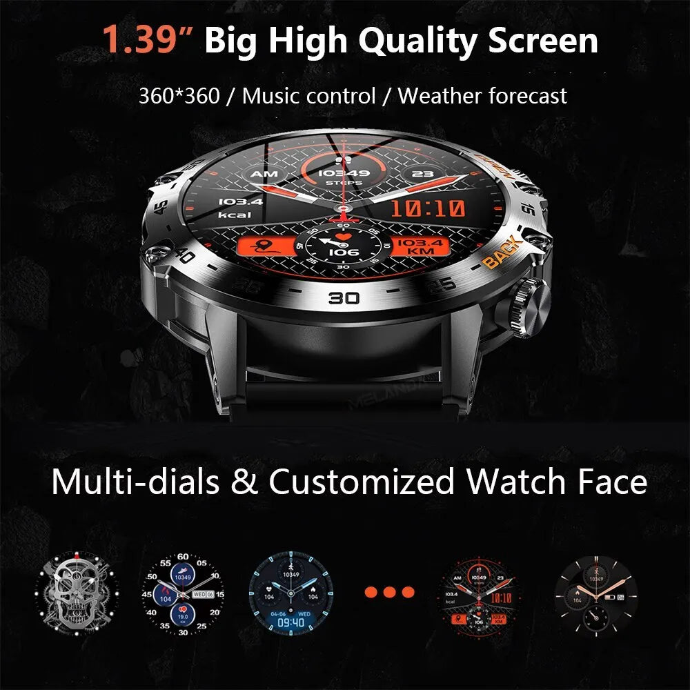 TitanX™ 1.39" Bluetooth Call Smartwatch