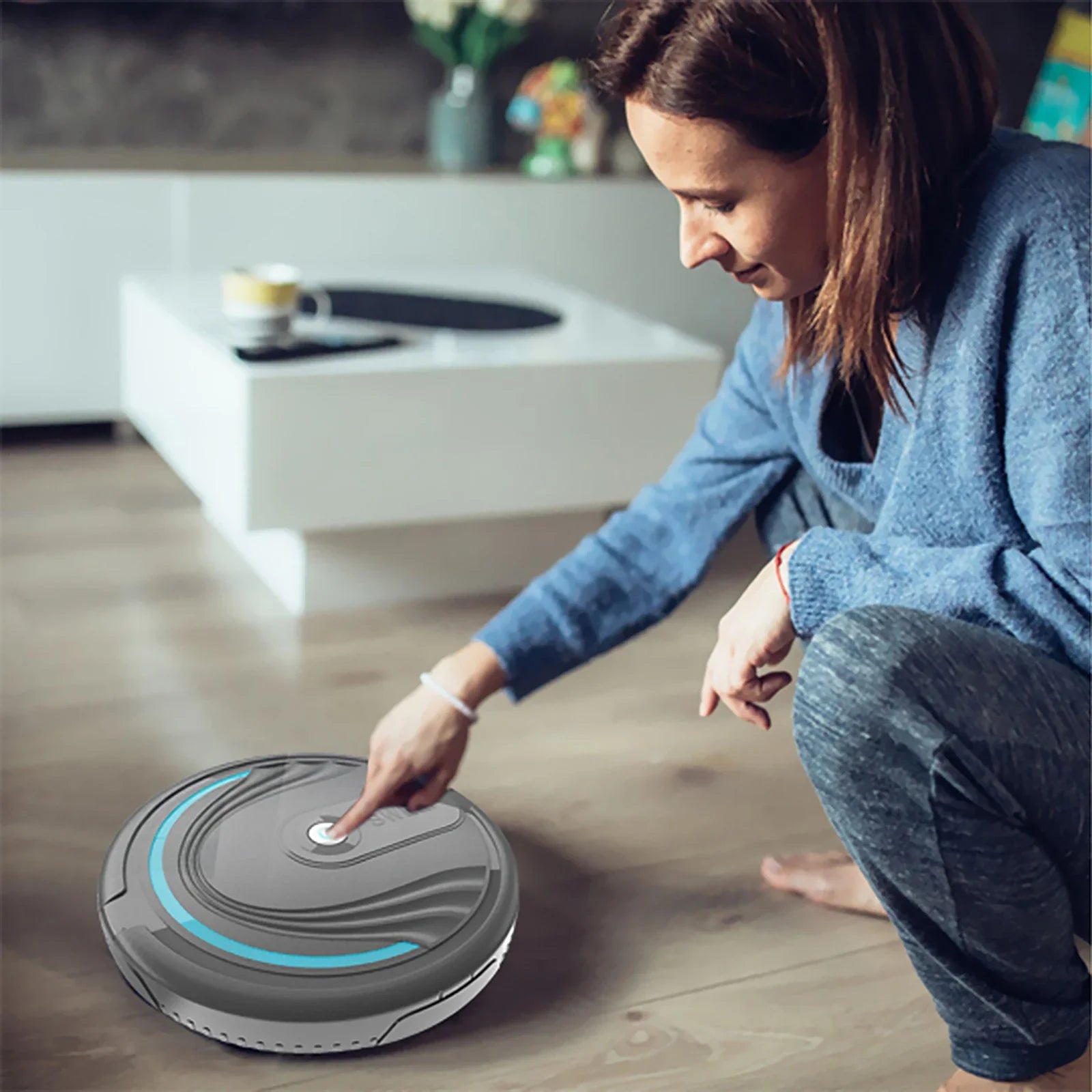 AutoSweep™ Smart Navigation Robot Vacuum