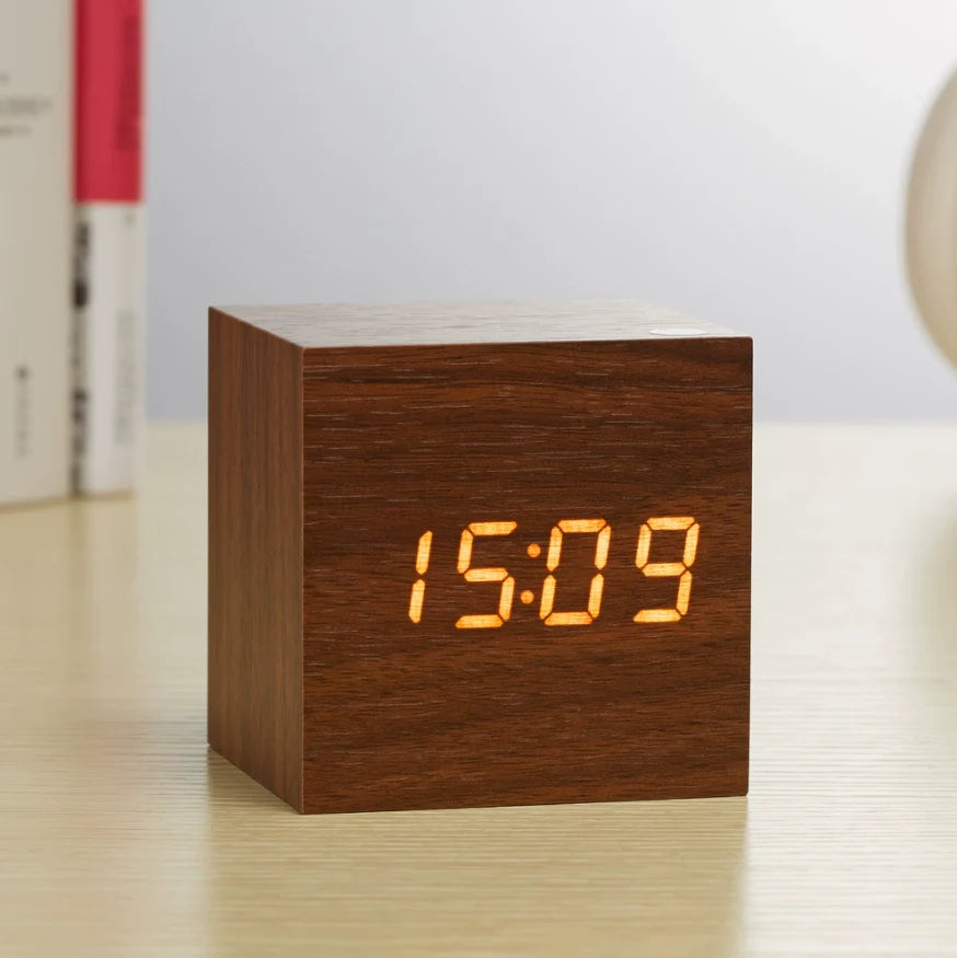 TimberTime™ Minimalist Wooden Table Clock