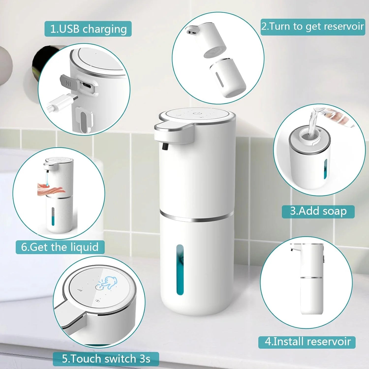 AutoSoap™ Touchless Liquid Soap Dispenser