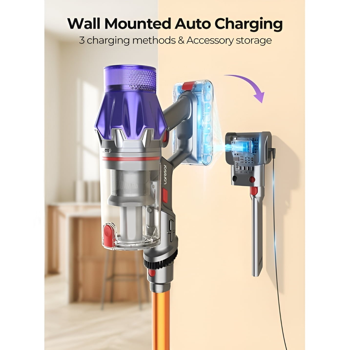 PowerVac™ 500W Cordless Vacuum Cleaner