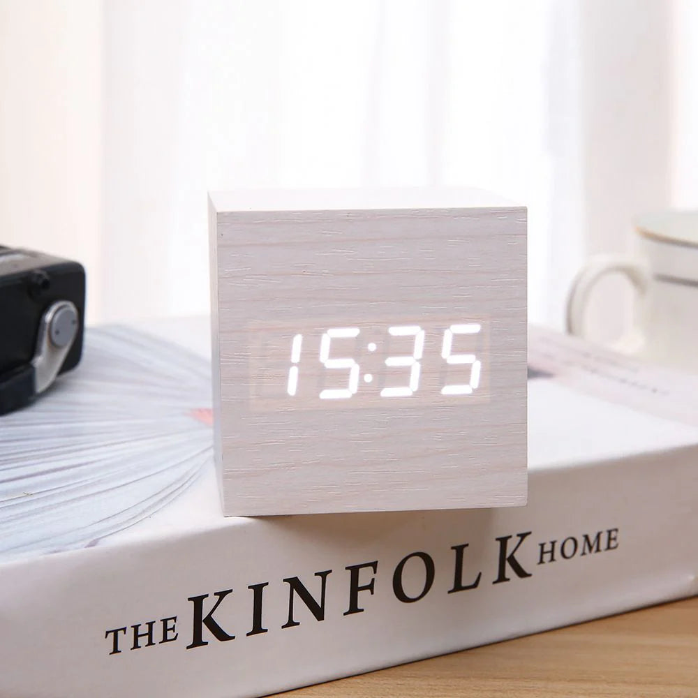 TimberTime™ Minimalist Wooden Table Clock