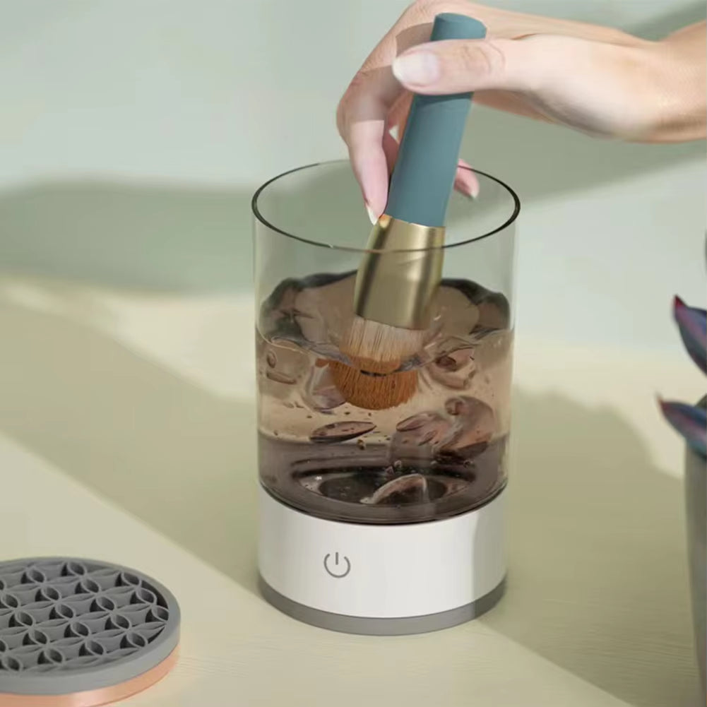 GlamClean™ Automatic Electric Makeup Brush Cleaner