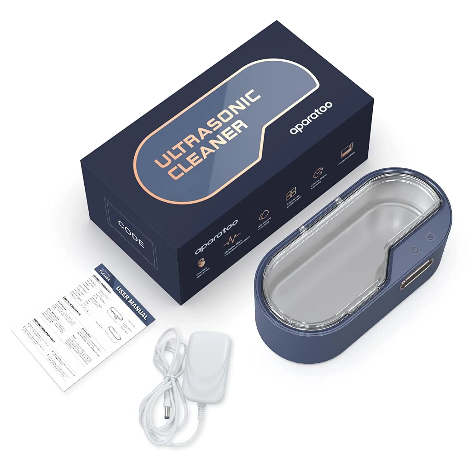 SparkClean™ Ultrasonic Jewelry Cleaner Machine