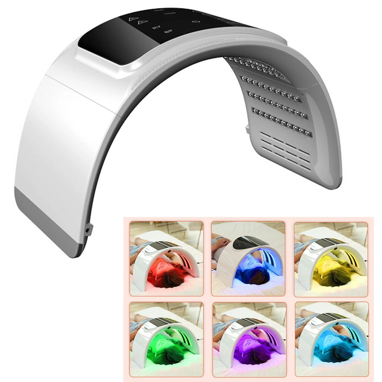 LumiGlow™ LED Light Therapy Facial Rejuvenation Device
