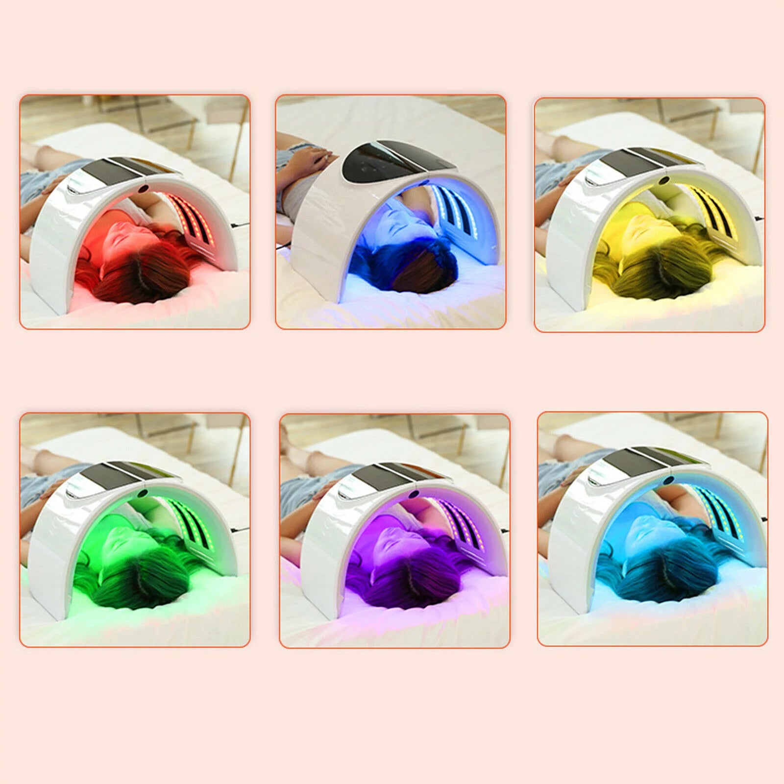 LumiGlow™ LED Light Therapy Facial Rejuvenation Device