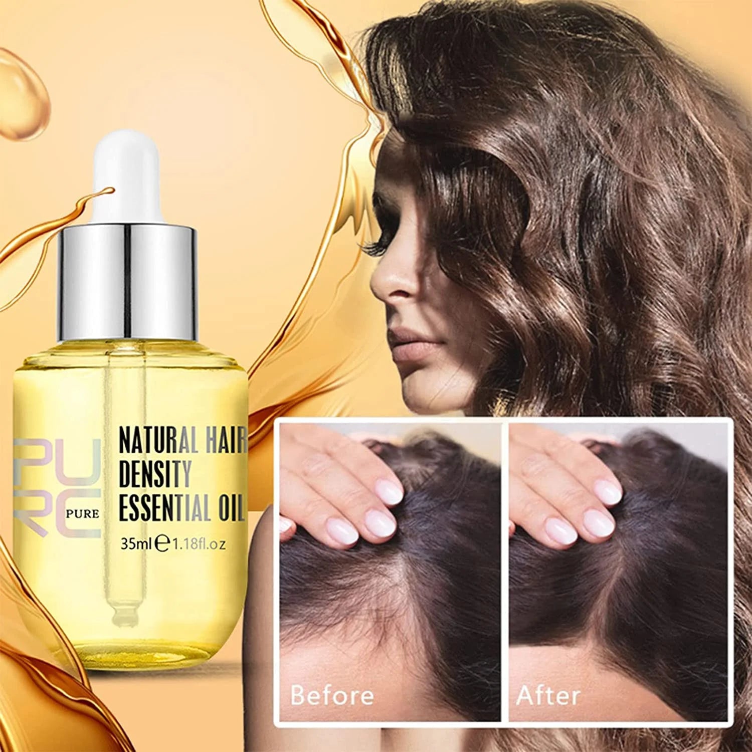 PURC™ Hair Density Essential Oil – Advanced Hair Growth Serum